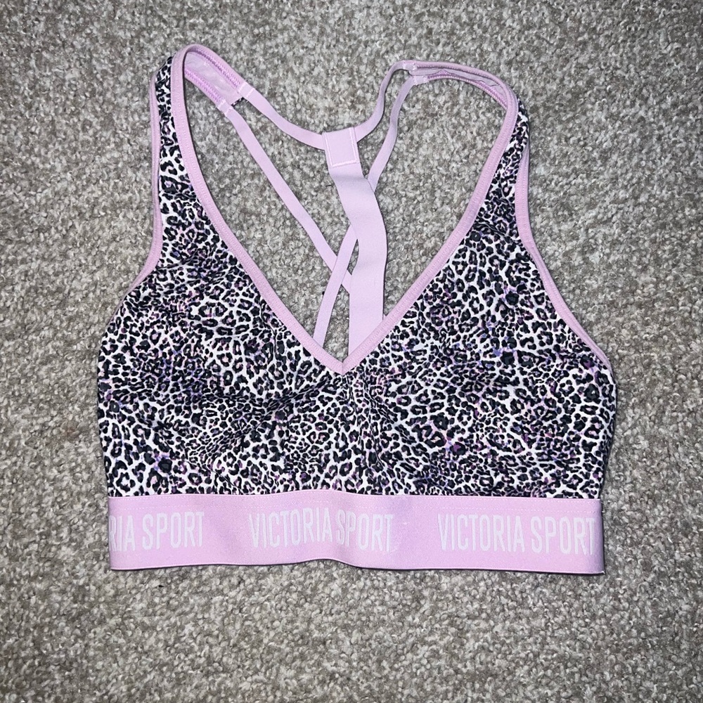 Victoria's Secret Pink Leopard Sports Bra